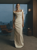 Rose — Cowl Neckline Column Gown