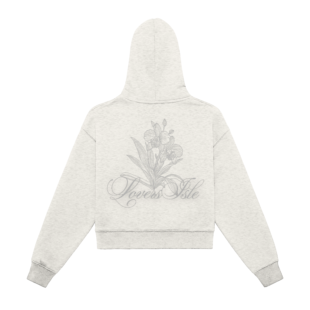 Sweat à capuche court zippé en polaire Lovers Isle