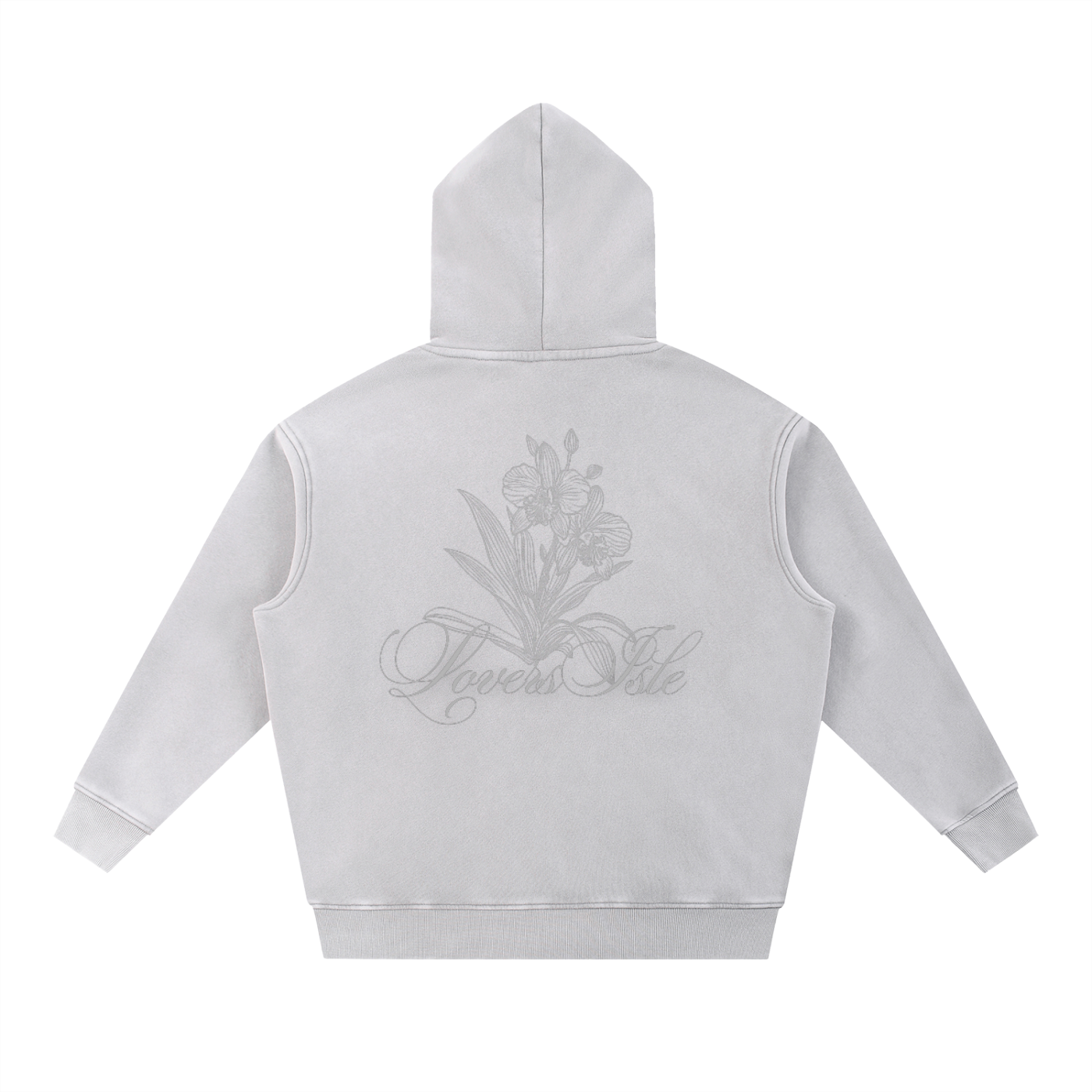 Snow Wash Fleece Oversize Hoodie