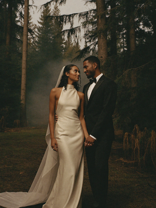 BONNIE | HALTER NECK COLUMN WEDDING DRESS – COASTAL DESTINATION BRIDAL GOWN
