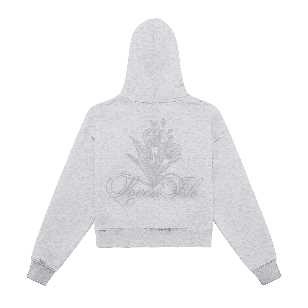 Sweat à capuche court zippé en polaire Lovers Isle